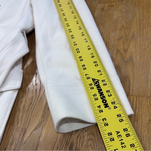 Old Navy White Double-Breasted Trench Coat with Belt Womens - XL - Picture 8 of 14